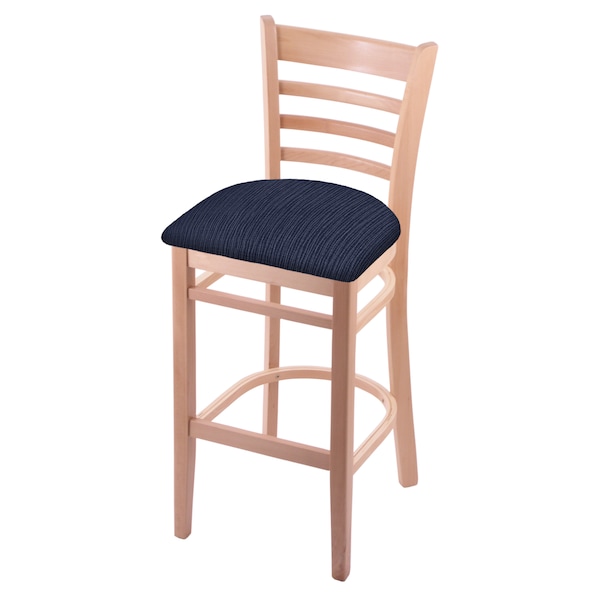 25" Counter Stool, Natural Finish, Graph Anchor Seat